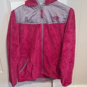 Pink North Face Fleece Jacket